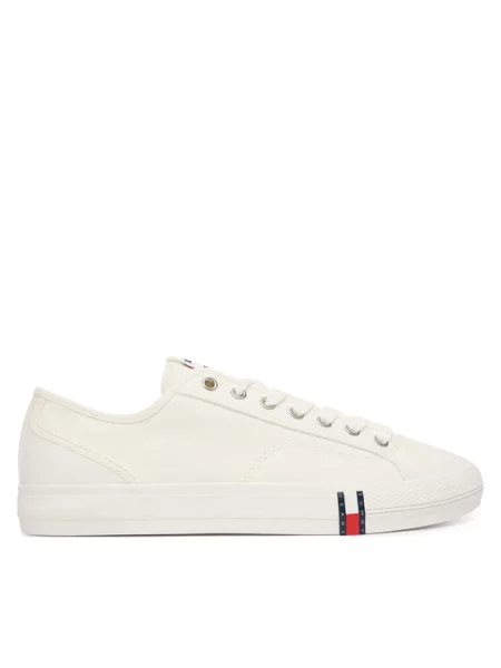 Tommy Jeans Sportbačiai be auliuko balta