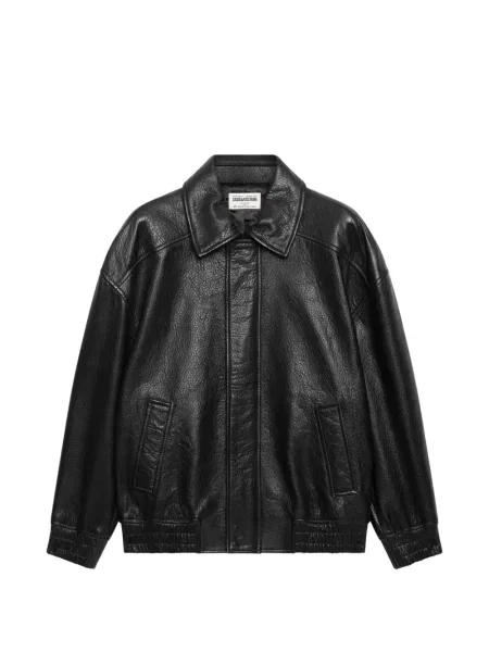 Geanta de piele Zadig&voltaire negru