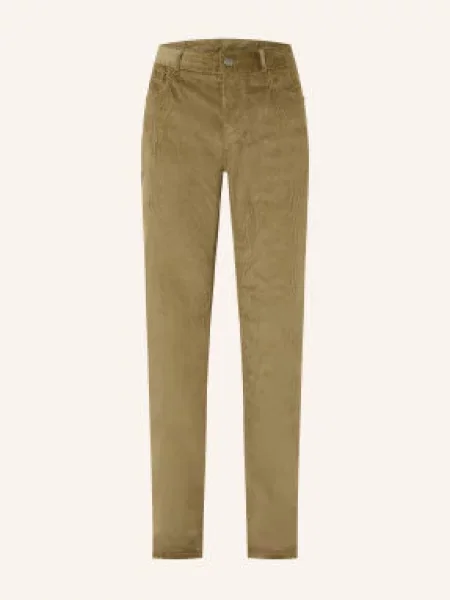 Etro Spodnie Z Sztruksu O Kroju Regular Fit beige beżowe