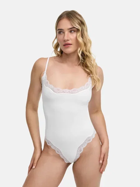 Cfab Body Bodysuit String mit Lace' fehér