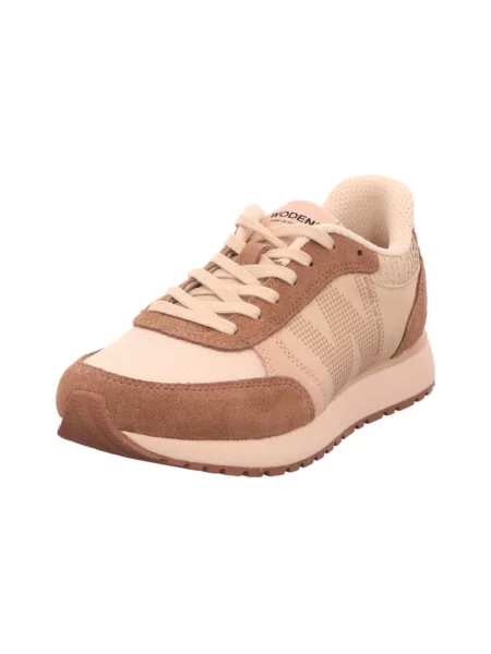 Sneakersy Woden brązowe