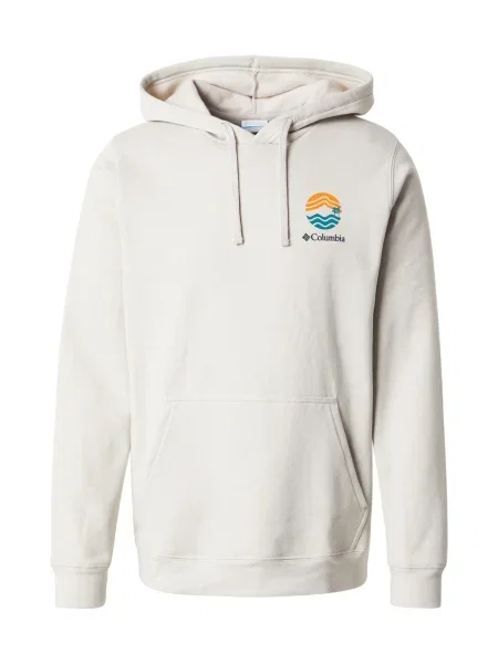 COLUMBIA Športna majica Trek greige / petrol / oranžna črna