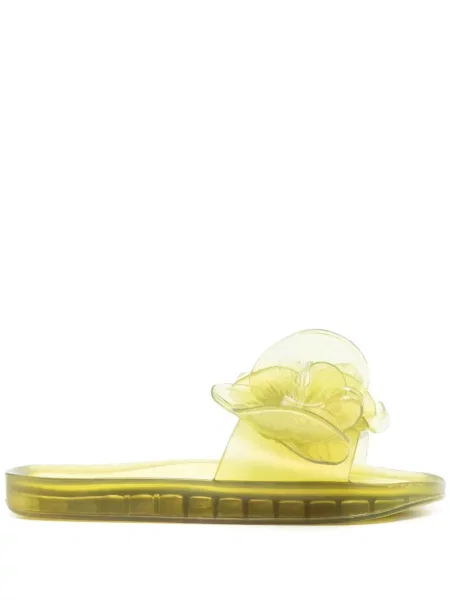 Klapki Y/project w kwiatki zielone