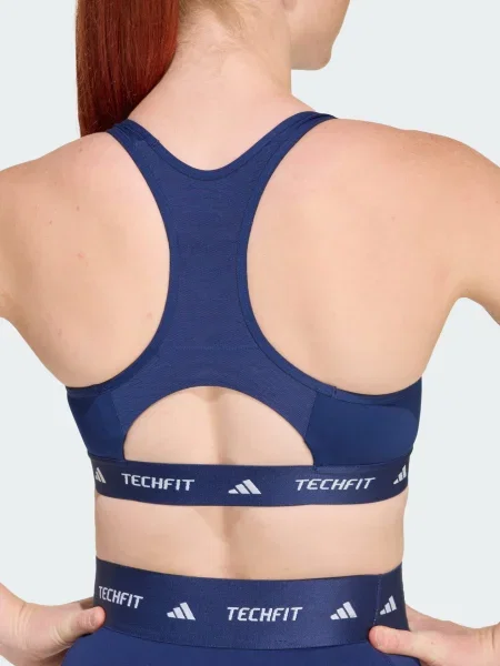 ADIDAS PERFORMANCE Športová podprsenka TECHFIT tmavomodrá biela