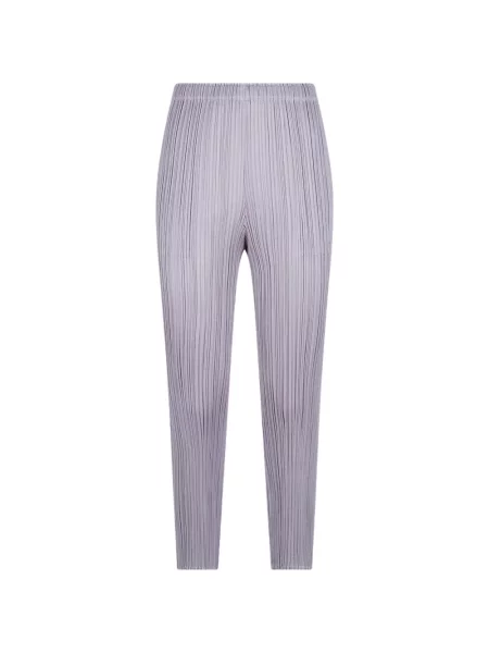 Nohavice Pleats Please Issey Miyake fialová