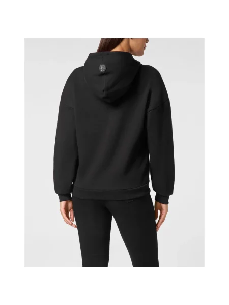 Bluza z kapturem Philipp Plein z kapturem czarna