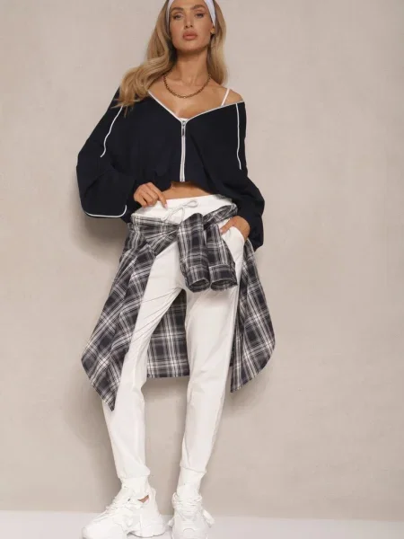 Pantaloni Ellivenna Albi alb