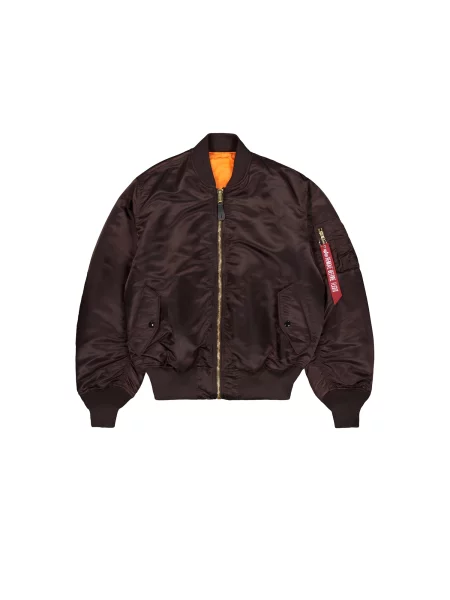 Bunda Alpha Industries Inc. Heritage Hunter Brown L oranžová