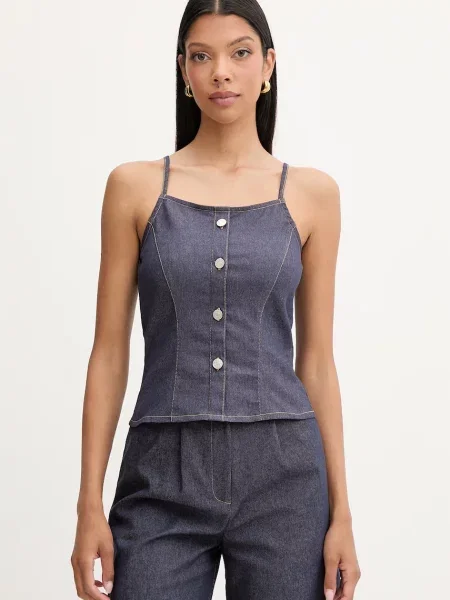 Morgan top pentru femei din denim OJAN