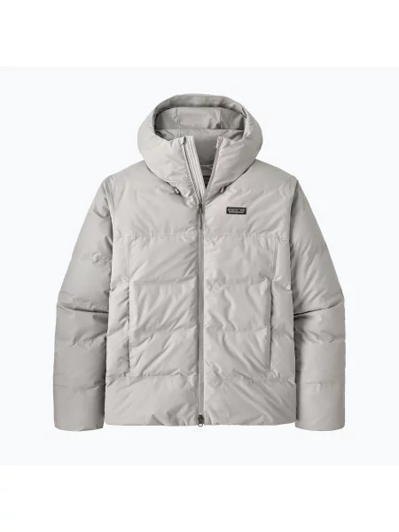 Geacă cu puf pentru bărbați Patagonia Jackson Glacier crisp grey gri