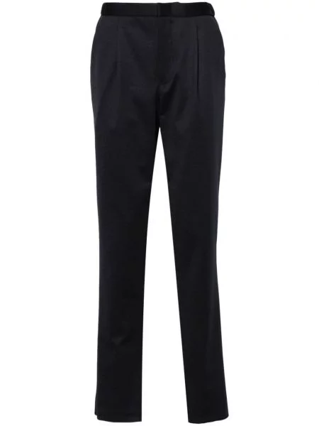 Pantaloni Emporio Armani albastru