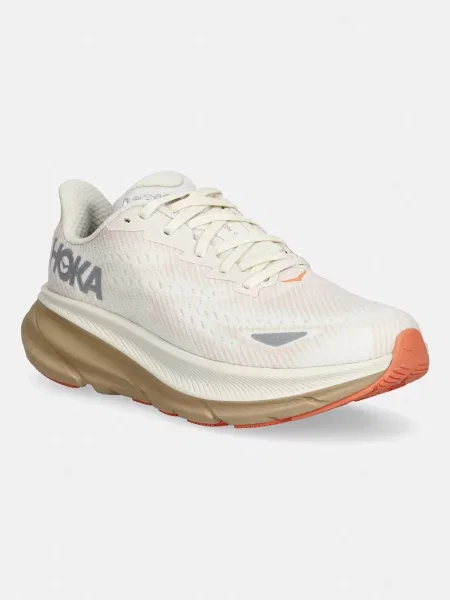 Hoka buty do biegania Clifton 9 GTX beżowe