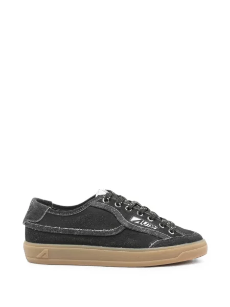 Sneakerși Autry din piele de căprioară negru