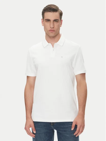 Calvin Klein Tricou polo alb