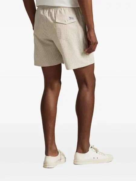 Ριγέ δερμάτινος κάλτσες Polo Ralph Lauren με κορδόνι μαύρο