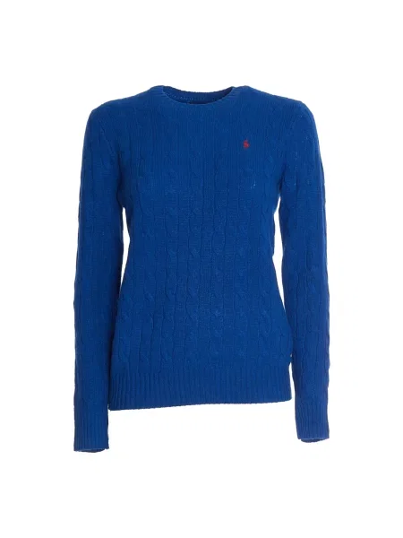 Sweter Polo Ralph Lauren z kaszmiru niebieski