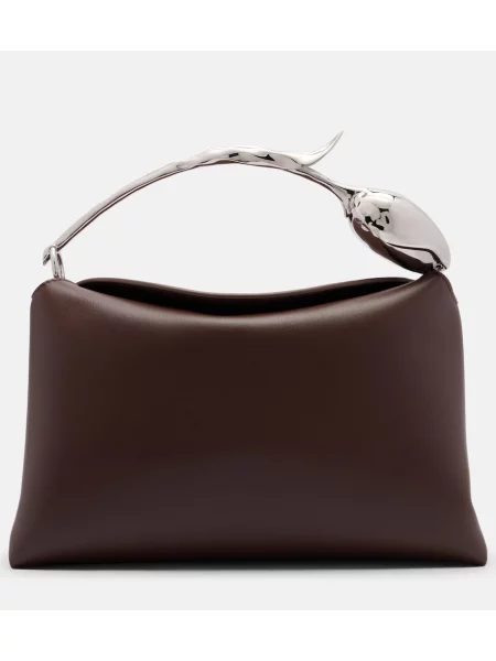 Top Erdem din piele maro