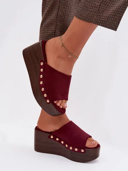 Сандали Boto на платформе кафяво