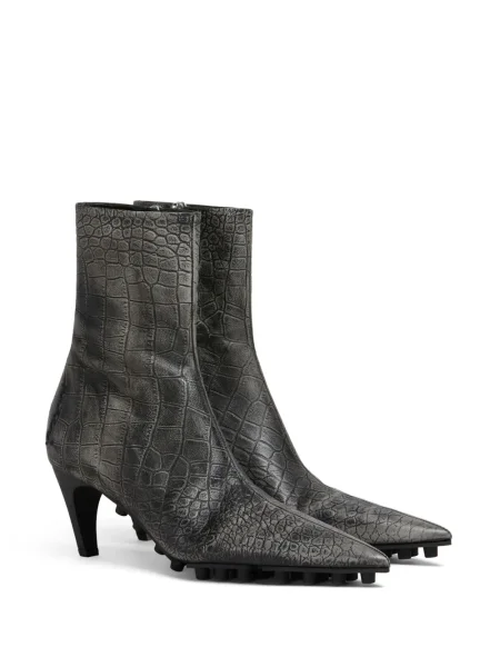 Botine Marni din piele negru