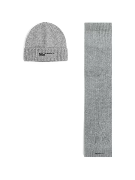 Fular Karl Lagerfeld Jeans melange gri