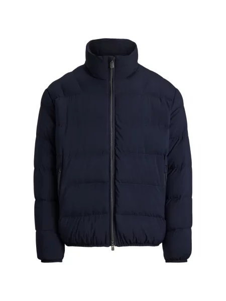 Ватиран яке Ralph Lauren Purple Label синьо