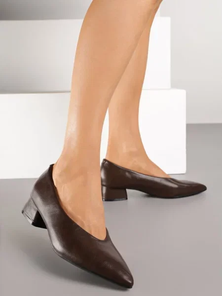 Pantofi cu Rilomena maro