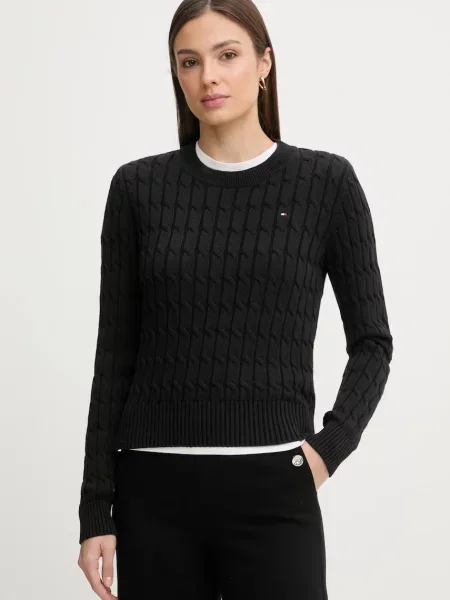 Tommy Hilfiger πουλόβερ μαύρο
