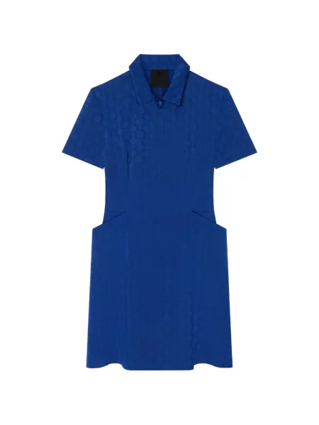 Rochie mini Givenchy din jacard albastru