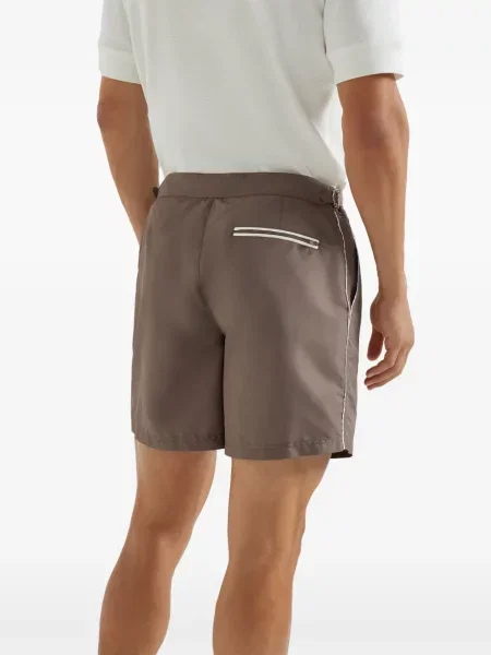 Slip de baie Brunello Cucinelli maro