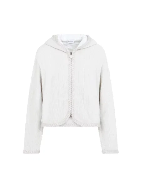 Kardigan Moncler biały