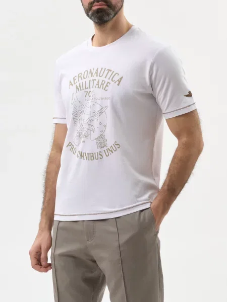Футболка Aeronautica Militare біла