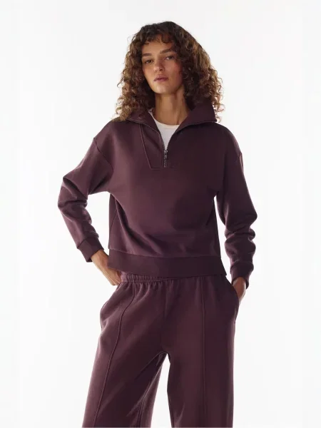 Penti Mikina Sweatshirts burgundská červeň