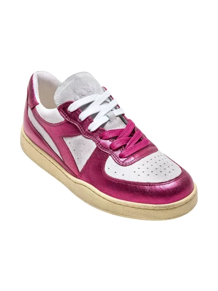 Sneakersy Diadora skórzane fioletowe