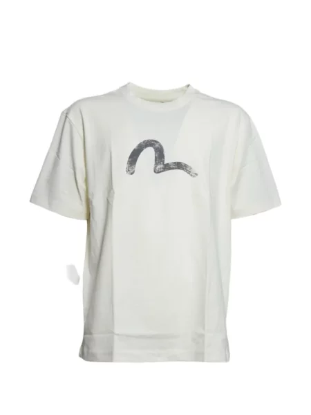 Tricou Evisu cu imagine alb