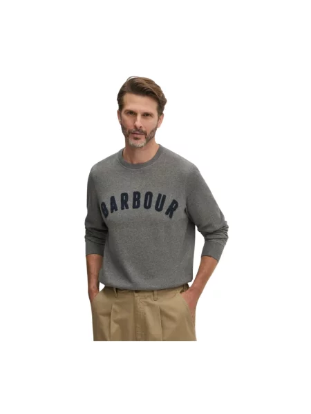 Bluza Barbour z logo szara