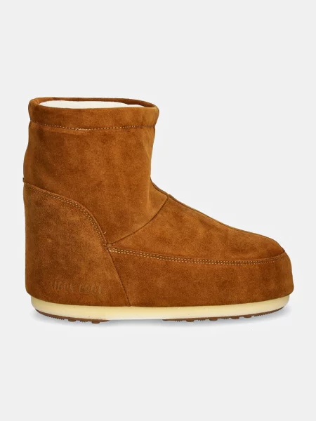 Замшеві чоботи Moon Boot Icon Low Nolace Suede коричневий
