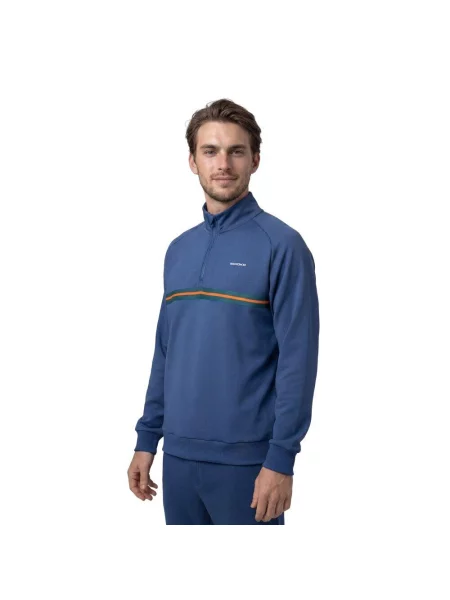 Bluza tenisowa ze stójką Siroko Tiebreak Navy niebieska