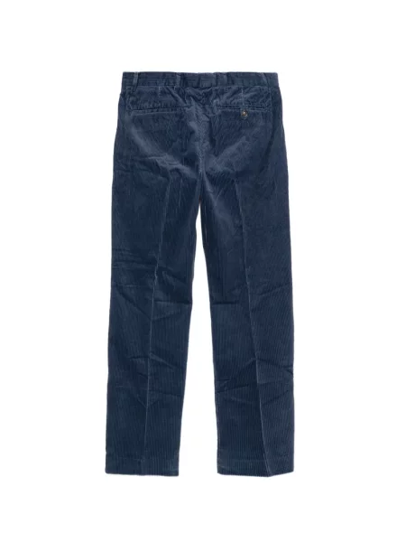 Pantaloni Ps Paul Smith de catifea cord albastru
