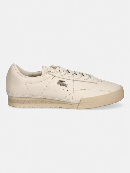 Lacoste sneakers din piele Aura bej
