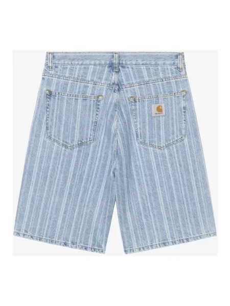 Krótkie szorty Carhartt Wip niebieskie