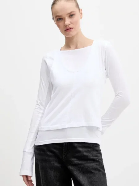 Majica z dolgimi rokavi The Ragged Priest bela