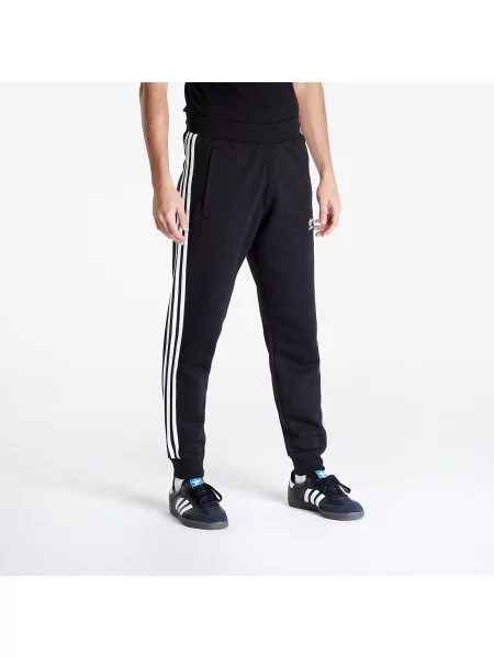 Prugaste hlače Adidas Originals crna