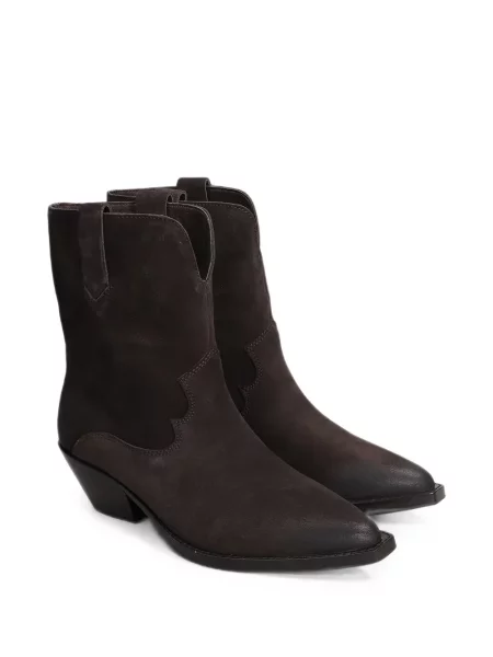 Botine Ash din piele maro