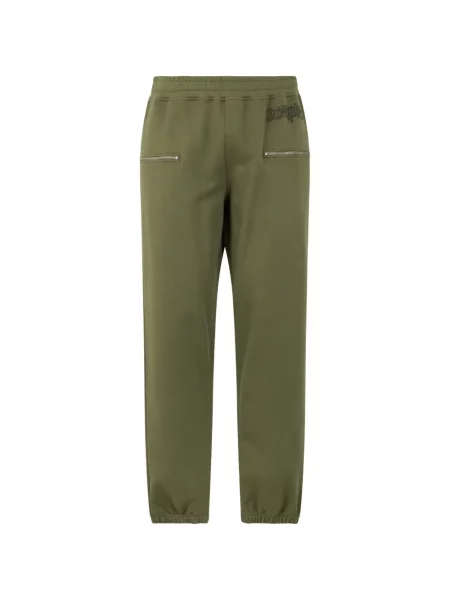 Pantaloni Moschino alergare verde