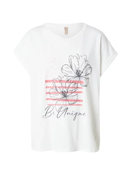 Soyaconcept Tricou SC-RINA roz / negru alb