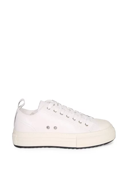 Sneakerși Dsquared2 cu platformă cu autograf alb