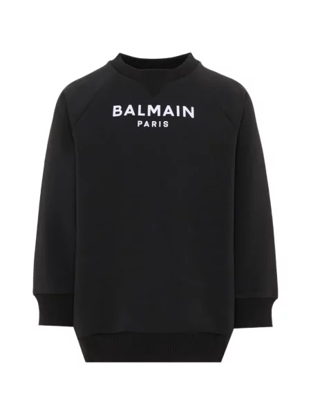 Sweter dziecięcy Balmain czarny