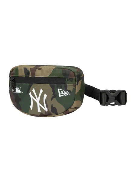 NEW ERA Torbica za okrog pasu temno rjava / kaki / oliva / črna bela