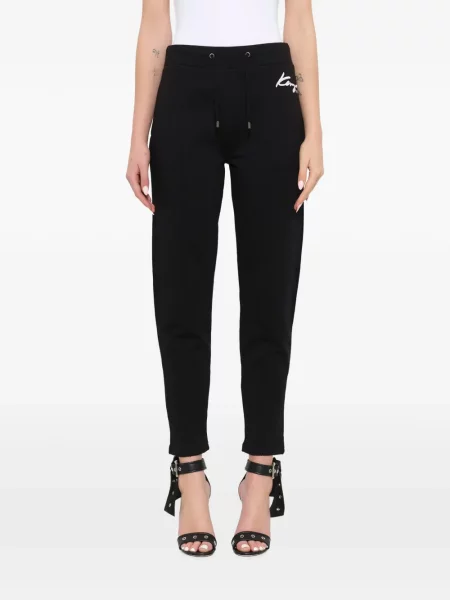 Pantaloni Kenzo cu imagine cu cordon negru