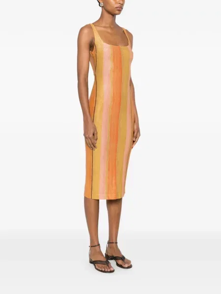 Rochie midi água De Coco portocaliu
